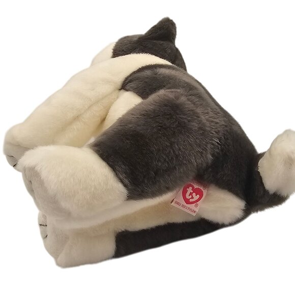 VTG 2000s TY Beanie Baby Plush Toy Soft Dog Husky Nanook Original Buddy 11" - Picture 6 of 12